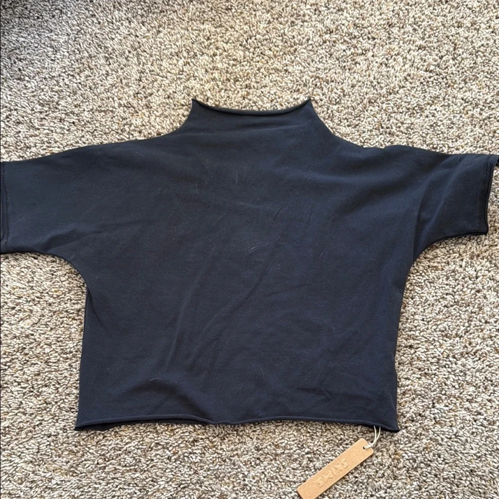 Black SKIMS Mock Neck Top - Picture 1 of 2